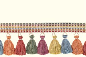 ETRO  Textiles Collection 2013  ТЕСЬМА С КИСТЯМИ ARCOBALENO