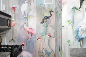Voutsa  коллекция Hand-Painted-Wallpaper обои Birds