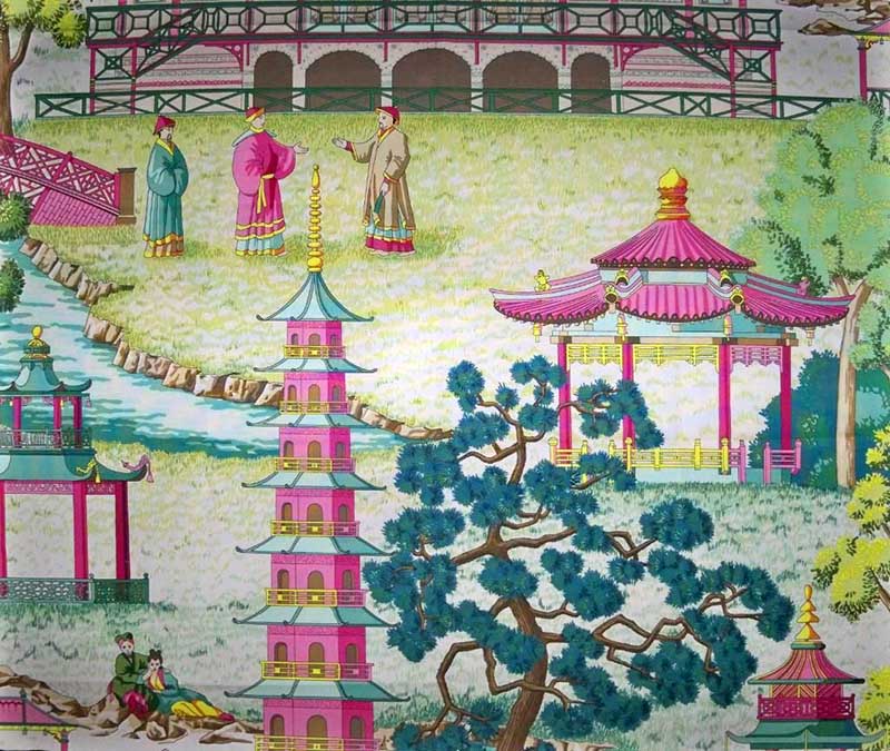 Manuel Canovas - ткань с китайским рисунком