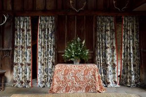 mulberry коллекция country weekend ткани  Anastasia Linen и  Indira Paisley