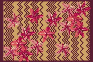 LOOMAH коллекция Flora Dance  ковер Berry Lily Flutter