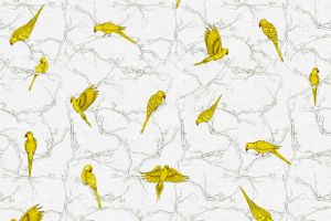 Tradescant & Son ткань Yellow Parakeet