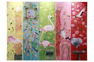 Voutsa  коллекция Hand-Painted-Wallpaper обои Garden of Earthly Delights