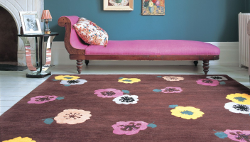 M Carpet Atelier ковер c цветочным орнаментом